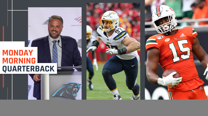 matt-rhule-joey-bosa-gregory-rousseau